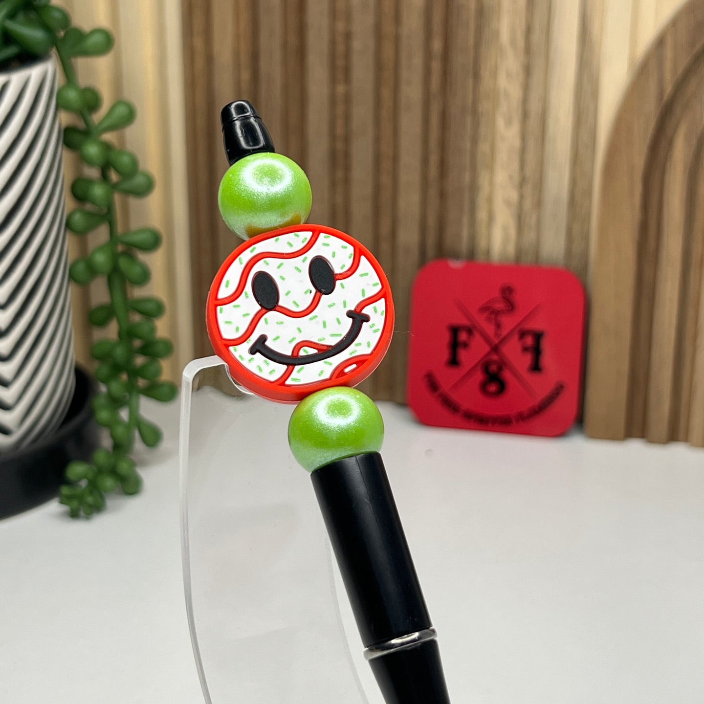 Cake Smiley Plastic Pen